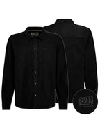 Koszule męskie - Eight2Nine Koszula sztruksowa w kolorze czarnym - miniaturka - grafika 1