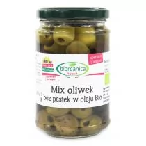 Nuova Cer Mix oliwek bez pestek w oleju słoik BIO 280 g Bio Organica Italia Biorganica 000-A2FE-778D5 - Pojemniki na przyprawy - miniaturka - grafika 1