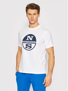 Koszulki i topy damskie - North Sails T-Shirt Graphic 692792 Biały Regular Fit - grafika 1