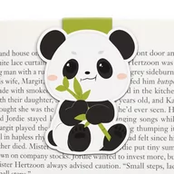 Zakładki do książek - Zakładka magnetyczna do książki, Panda - miniaturka - grafika 1