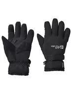 Rękawiczki - Jack Wolfskin Unisex dziecięce rękawiczki zimowe 2 l, czarne, 140, czarny, 140 - miniaturka - grafika 1