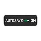 Odzież taktyczna i umundurowanie - M-Tac - Naszywka Autosave PVC - 3D - Czarna - 51116702 - miniaturka - grafika 1