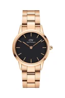 Zegarki damskie - Daniel Wellington zegarek Iconic Link damski kolor różowy - miniaturka - grafika 1