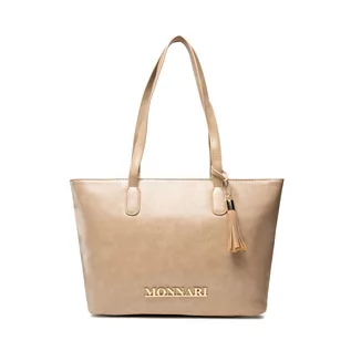 Torebki damskie - MONNARI Torebka BAG0020-015 Beige 2022 - grafika 1