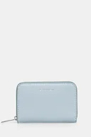 Portfele - Calvin Klein portfel damski kolor niebieski LV04F1091G - miniaturka - grafika 1
