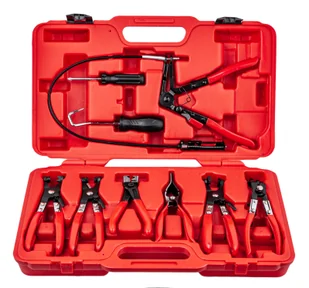 Szczypce do opasek taśmowych z długą linką 9 sztuk FALON-TECH - Kombinerki i obcęgi - miniaturka - grafika 2