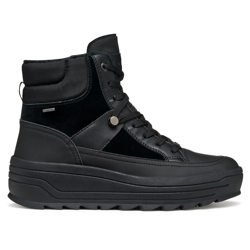 Geox Damskie buty D MILLEINY B ABX Ankle Boot, czarne, 40 EU, czarny, 40 EU