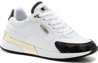 Buty sportowe damskie - Guess Moxea FL5MOX FAL12 bia r37 - miniaturka - grafika 1