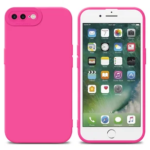 Etui Cadorabo do Apple iPhone 7 PLUS / 7S PLUS / 8 PLUS w kolorze różowym silikonowe etui TPU etui na telefon komórkowy - Etui i futerały do telefonów - miniaturka - grafika 1