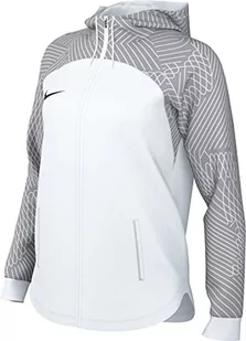 Nike Damska kurtka z kapturem W Nk Df Strk23 Hd Trk Jkt K, White/Wolf Grey/White/Black, DR2573-100, XS - Kurtki damskie - miniaturka - grafika 1