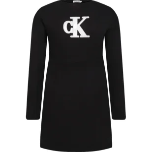 CALVIN KLEIN JEANS Sukienka - Sukienki i spódniczki dla dziewczynek - miniaturka - grafika 1