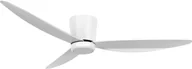 Wentylatory sufitowe - Energooszczędny wentylator sufitowy z oświetleniem LED i pilotem zdalnego sterowania Array White 137 cm - miniaturka - grafika 1