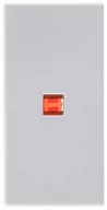 Klawisze i ramki - Kontakt Simon Kontakt_Simon Klawisz 45x22,5 łącznika uniwersalnego z podświetleniem czysta biel Simon Connect K115/9 - miniaturka - grafika 1