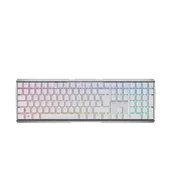 Klawiatury - CHERRY MX 3.0S Wireless RGB klawiatura Gaming RF Wireless + Bluetooth QWERTZ Niemiecki Biały G80-3872LYADE-0 - miniaturka - grafika 1