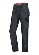 Paski - BP Kombinezon, stójka, ukryty zamek błyskawiczny i pasek na zatrzask, 245,00 g/m², niebieski/czarny,64/66n - miniaturka - grafika 1