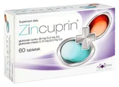 Włosy, skóra, paznokcie - Axxon Zincuprin x 60 tabl - miniaturka - grafika 1