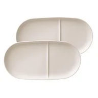 Tace i patery - Villeroy & Boch Soup Passion ceramika taca 2-częściowy zestaw 33 x 16 cm 10-4173-7531 - miniaturka - grafika 1