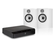 Zestawy stereo - Bluesound POWERNODE EDGE (czarny) + 606 S3 (biały) - miniaturka - grafika 1