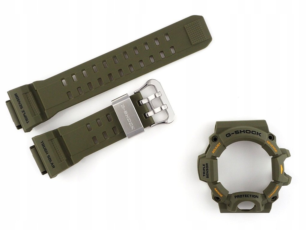 Zielony komplet pasek i bezel Casio G-Shock GW-9400 GW-9400-3 oryginał