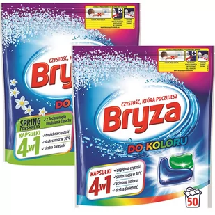 Bryza 4w1 Kapsułki do Prania Koloru / Spring Freshness  2*50 sztuk - Środki do prania - miniaturka - grafika 2