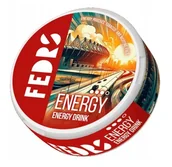 Gumy do żucia, lizaki, dropsy - Saszetki Kofeinowe Fedrs Energy Drink + B3 + L-Theanine 65mg - miniaturka - grafika 1