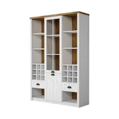 Kredensy - Kredens W2D2S Prowansja Sosna Andersen Gała Meble Sosna Andersen, Dąb Lefkas - miniaturka - grafika 1