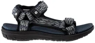Sandały męskie - Hi-Tec, sandały męskie, Hanar, r. 44, czarny - miniaturka - grafika 1