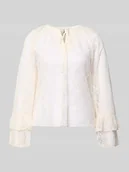 Bluzki damskie - Koszula z długim rękawem w koronkowym wyglądzie w kroju regular fit model 'LOULOU' - miniaturka - grafika 1