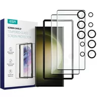 Szkła hartowane na telefon - ESR Szkło hartowane Protector Set 2-Pack do Samsung Galaxy S23 Ultra Przezroczysty - miniaturka - grafika 1