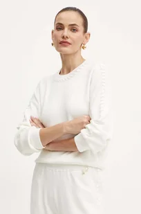 Patrizia Pepe sweter damski kolor beżowy lekki 8K0235 K207 - Swetry damskie - miniaturka - grafika 1