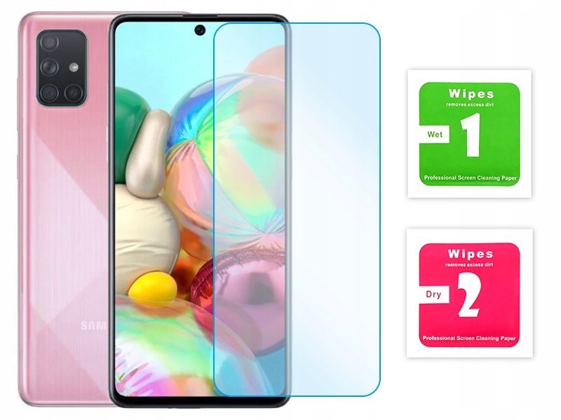 SZKŁO HARTOWANE OCHRONNE PŁASKIE OCHRONA EKRANU do SAMSUNG GALAXY A71
