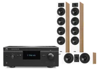 Kino domowe - Yamaha T758 V3i (czarny) + Diva 6 + 7 (dąb) - miniaturka - grafika 1