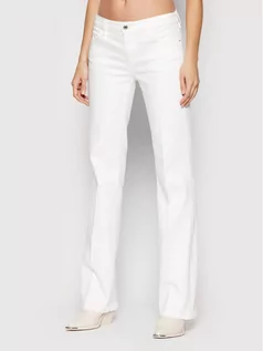 Spodnie damskie - Guess Jeansy W2RA58 D2G6Q Biały Skinny Fit - grafika 1