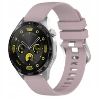 Akcesoria do smartwatchy - Pasek Bizon Strap Watch Silicone Pro do Huawei Watch GT 4 41 mm, jasnofioletowy - miniaturka - grafika 1