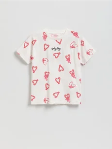 Reserved - Świąteczny t-shirt z nadrukiem - wielobarwny - Koszulki dla dziewczynek - miniaturka - grafika 1