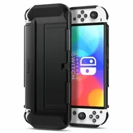 Akcesoria do Nintendo - Spigen Spigen Etui Thin Fit Nintendo Switch Oled, czarne ACS04239 - miniaturka - grafika 1