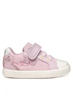 Buty dla dziewczynek - Geox Sneakersy B Gisli B551MB 00954 C8010 S Różowy - miniaturka - grafika 1