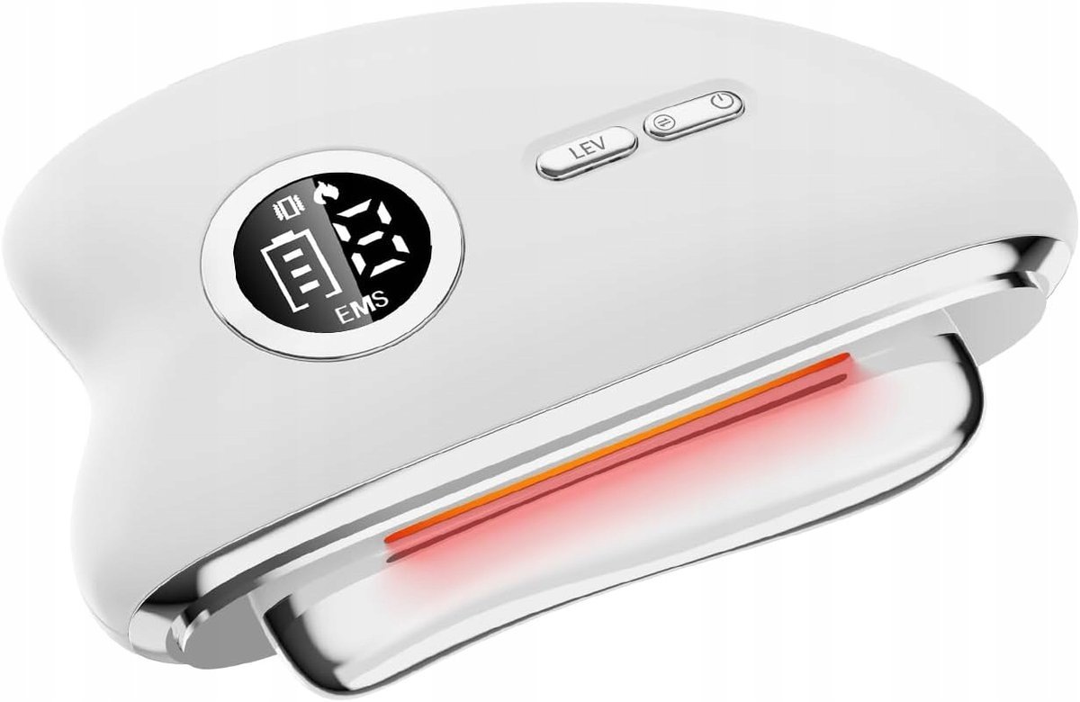 MASAŻER TWARZY PRZECIW ZMARSZCZKOM LIFTING 3 TRYBY LED WIBRACJE EMS