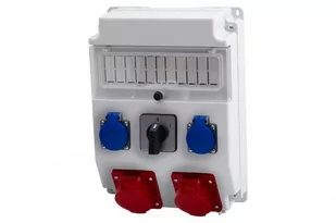 Rozdzielnia Caja 2x16A 5p, 2x230V, 0/1 11 modułów - Bezpieczniki elektryczne - miniaturka - grafika 1