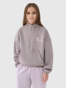 4F Bluza dresowa nierozpinana bez kaptura dziewczęca - beżowa 164 (13-14 lat) - Bluzy dla dziewczynek 4F Bluza dresowa nierozpinana bez kaptura dziewczęca - beżowa 164 (13-14 lat) - Bluzy dla dziewczynek - miniaturka - grafika 1