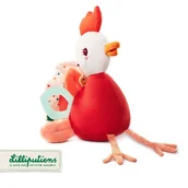 Maskotki i pluszaki - Lilliputiens Przytulanka Aktywizująca Wielofunkcyjna Kokoszka Paulette 9 m+ - miniaturka - grafika 1