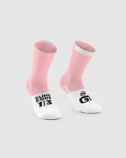 ASSOS Skarpetki rowerowe GT SOCKS cosmic rose - Skarpetki kolarskie - miniaturka - grafika 1