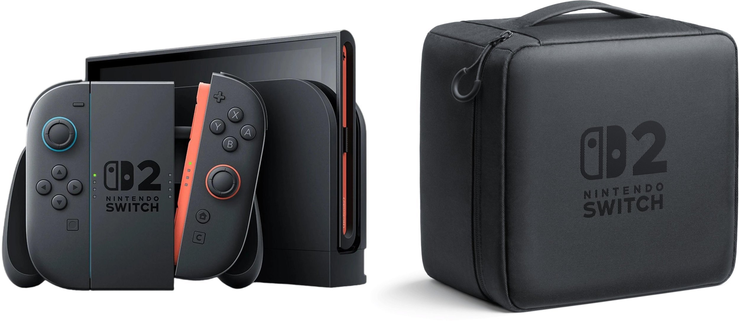 Nintendo Switch 2 Black N2H001 + Switch 2 Carrying Case All in One N2P402