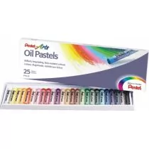 Pentel Poland Sp. z o.o. Pastele olejne W 25 KOLORACH, PHN-25 - Przybory szkolne - miniaturka - grafika 1