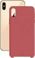 Etui i futerały do telefonów - Etui na telefon komórkowy iPhone XS Max KSIX Soft Red - miniaturka - grafika 1
