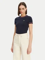 Koszulki i topy damskie - Lacoste T-Shirt TF0347 Granatowy Slim Fit - miniaturka - grafika 1