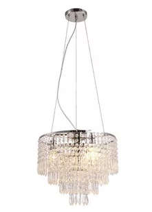 EVO LAMPA wisząca EVO P04892CH kryształowa OPRAWA zwis glamour crystal przezroczysty EVO P04892CH - Lampy sufitowe - miniaturka - grafika 1