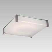 Lampy sufitowe - Luxera Plafon SUPR srebrna - miniaturka - grafika 1
