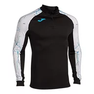 Bluzy męskie - Joma Bluza męska Elite Ix, czarna/biała, 3XS - miniaturka - grafika 1