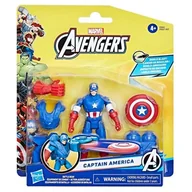 Gadżety dla graczy - Figurka HASBRO Marvel Avengers Battle Gear Kapitan Ameryka F93415X6 - miniaturka - grafika 1